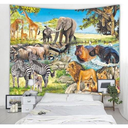 Forest Animal Wall Decoration Tapestry Mandala Wall Decoration Tapestry Nordic Wall Background Tapestry Bedroom Wall Tapestry