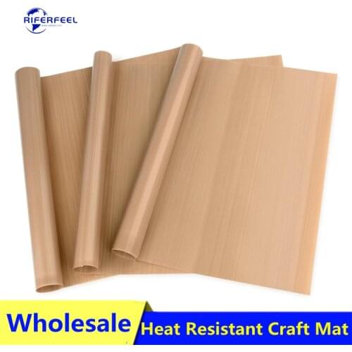 Multi-purpose Reusable PTFE Copper Craft Sheet For Heat Press Machine Food Grade Non Stick Heat Resistant Craft Mat For Baking