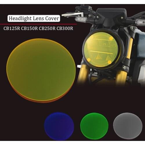 Motorcycle Accessories Front Headlight Lamp Screen Guard Lens Cover Shield Protector for Honda CB125R CB150R CB250R CB300R Parts