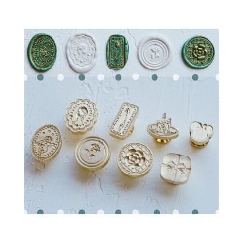 Wax Seal StampCopper Head Vintage Envelope Sealing Hobby Tools DIY Sealing Wax Decoration Craft Kits