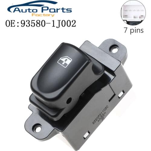 New Passenger Button Switch For Hyundai i20 2004- 93580-1J002 935801J002 Power Window Switch