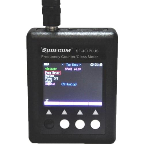New Professional Frequency Meter SF-401 Plus 27Mhz-3000Mhz CTCSS/DCS Decoder Portable Tester for Two Way Radio/Walkie Talkie