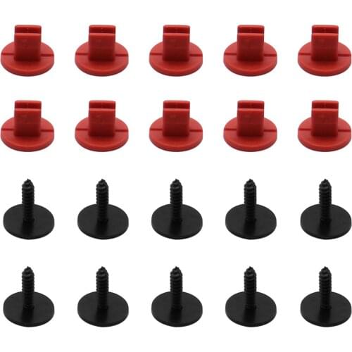 Engine Undertray Cover Clips 20Pcs Engine Shield Guard Screws Grommets Bottom Shield Guard Replacement for Ford Focus Mondeo