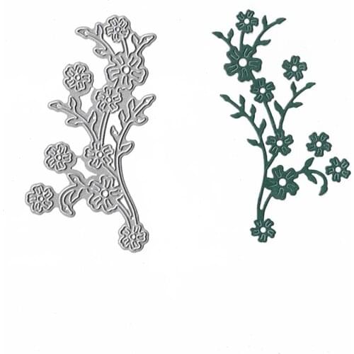 Wintersweet Dies Scrapbooking Metal Cutting Troqueles Craft Edge Embossing Folder Cut Die Mold Clear Stamps And Dies 2021 Diecut