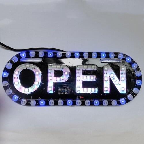 LED Advertising Light Advertising signboards LED board display LED open working for shop banner open LED light DC12V