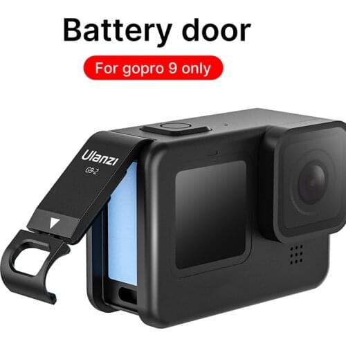 Ulanzi G9-2 Removable Metal For Gopro 9 Battery Cover for GoPro Hero 9 Black Lid Type-C Charging Por for Gopro 9 Accessories