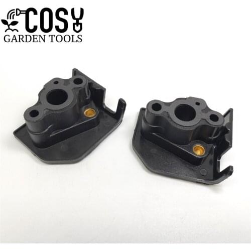 2pcs/lot CG260 Intake Pipe Exhaust Manifold Carburetor Connector adpator For 1E34F BC260 26cc Brush Cutter trimmer Spare Parts