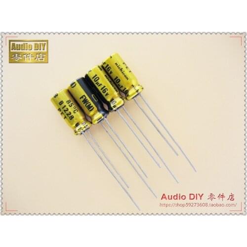 2020 hot sale 30PCS/50PCS Nichicon FW series 10uF/16V audio electrolytic capacitors free shipping