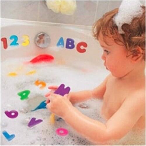 36PCS/set Baby Kids Children Educational Toy Foam Letters Numbers Floating Bathroom Bath Tub Kid Toy Boy Girl Gift Wall Stickers