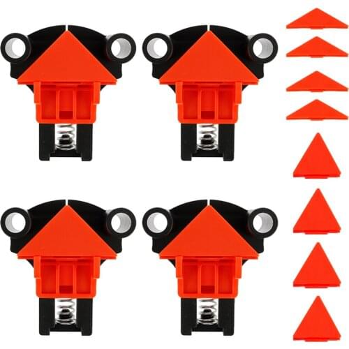 4 Pcs Wood Angle Clamps 60/90/120 Degree Right Angle Clamp Corner Mate Woodworking Hand Fixing Clips Hand Tool DIY Fixture Tool