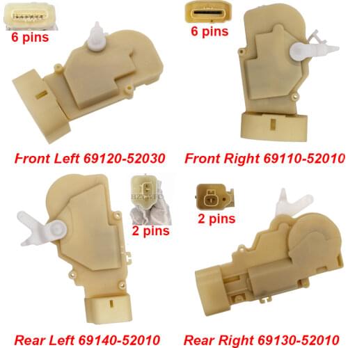 4Pcs/Set Front And Rear left Right 69110-52010 69130-52010 69140-52010 69120-52030 For Toyota Echo Yaris For Lexus GS300 GS430