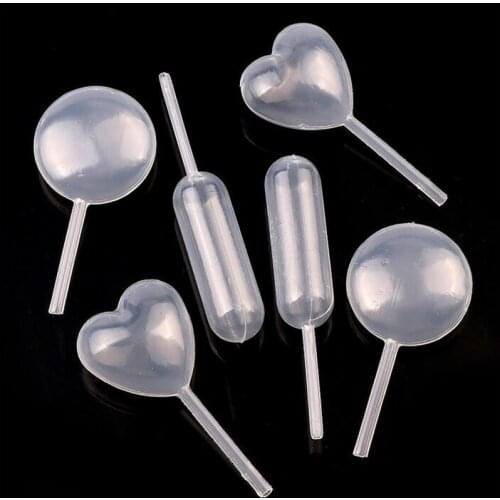 50pcs Disposable Plastic Squeeze Transfer Pipettes Dropper Mini Flavor Injector For Strawberry Cupcake Ice Cream Chocolate