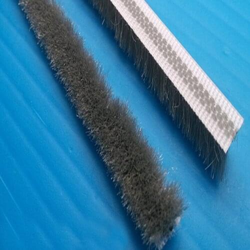 6mm x 6mm aluminum sliding door window brush seal dustproof strip weatherstripping draught excluder