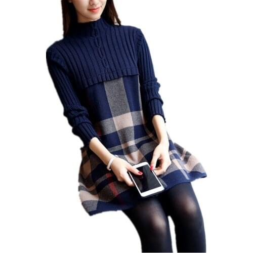 Модные вязаные платья AKINZABO China At AliExpress