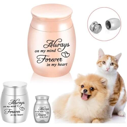 Aluminum Alloy Cremation Urn Ash Holder Mini Fashion Keepsake Funeral Urns Pendant Design Jewelry 25x16mm/30x40mm