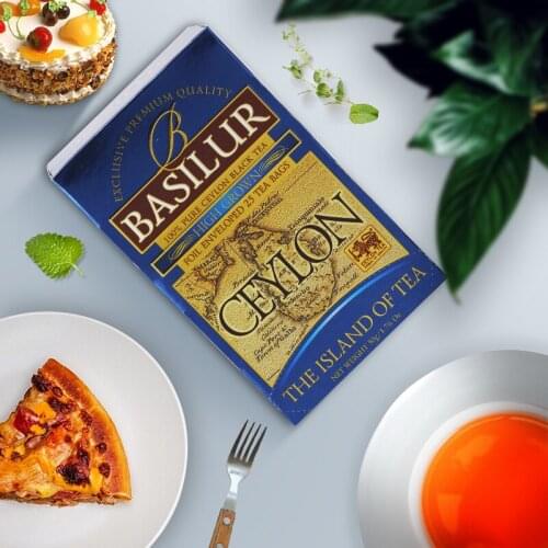 Free shipping Basilur baoceylon black tea bag highland Ceylon black tea bag 25 pieces Sri Lanka black tea tea tea bag