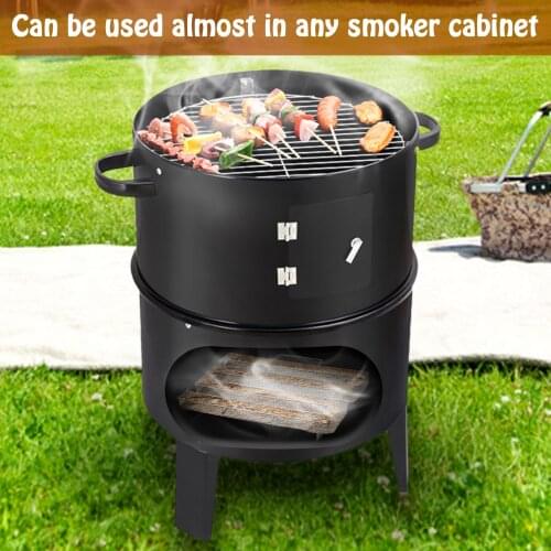 Behogar M-Shaped Stainless Steel Cold Smoke Generator Charcoal Grill Cooking Tool Barbecue Smoker Grill for Bacon Meat Fish BBQ