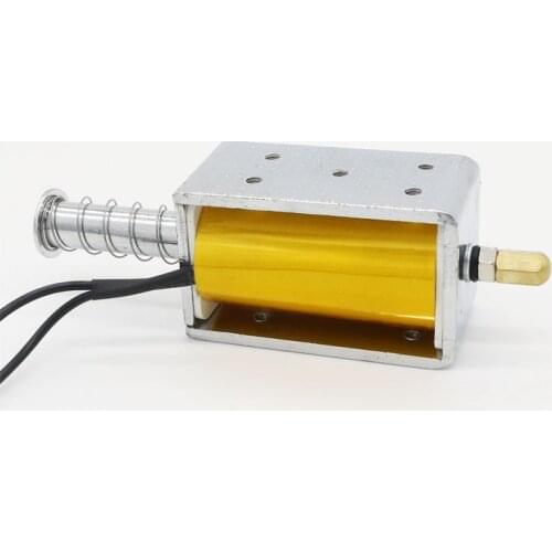 Large Stroke, Large Thrust, Inching Type Opening and Closing Solenoid, Impingement Voltage 220VDC, Voltage Can Be Customized