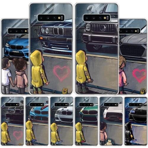Boy See Sports Car Jdm Drift Cover Phone Case For Samsung Galaxy S10 S20 FE Ultra Note 10 9 8 S9 S8 Plus Pro Lite S7 S6 J4 J6