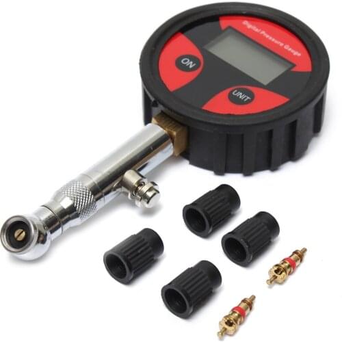LCD Digital Tire Tyre Air Pressure Gauge Tester For Car Auto Motorcycle Bike PSI