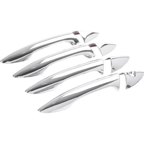 LUCKMART Car Chrome Car Door Handle Cover Trim Molding Suitable For Hyundai Elantra 2012-2014 (US Only) Car Exterior Door Handle