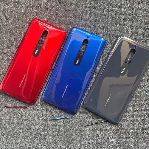 Battery Cover For Xiaomi Redmi 8 Back Housing Glass Rear Door Case Panel 6.22 Inches 2019 High Quality Replacement
