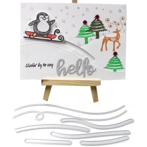 KSCRAFT Slide Cards Metal Cutting Dies for DIY Scrapbooking/photo album Decorative Embossing DIY Paper Card