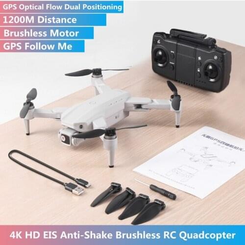 Mini GPS Drone 4K Profesional HD Aerial Camera Brushless Smart Follow Me Foldable Arm Flying Around RC Quadcopter VS F3 F11 PRO