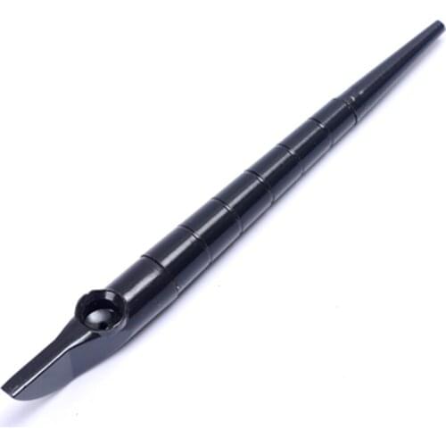 Fashion Black Unique Shape Smok Pipes Portable Thin Tobacco Pipe Gifts Mouthpiece Cigarette Pipes For Smoking