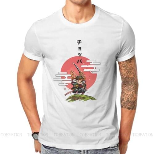 One Piece Nami Sanji Anime TShirt for Men CHOPPER SAMURAI Basic Casual Tee T Shirt Novelty Trendy Fluffy