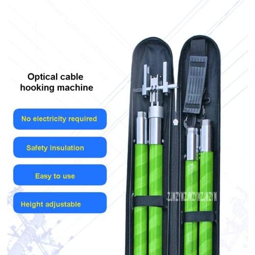 Optical Cable Hook Machine Hand-held High-altitude Cable Tie Cable Artifact Lightweight Hook Cable Hooking Machine 5.1M 25#-85