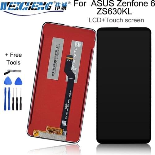 6.4'' For ASUS Zenfone 6 ZS630KL LCD Display Touch Screen Digitizer Sensor Glass Assembly For ASUS ZS630KL Screen