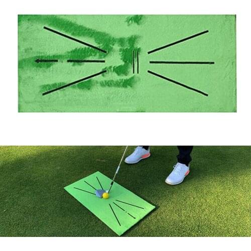 Portable Golf Training Mat Swing Hitting Mat Practice Mat Swing Detection