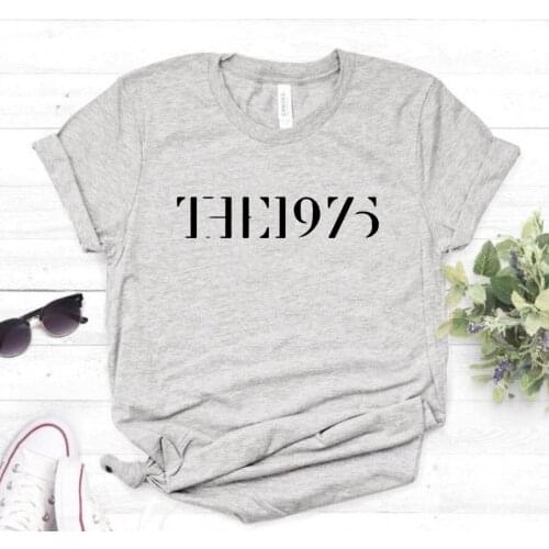 Casual Shirt for Lady Yong Girl Top Tee 6 Colors Drop Ship T Shirts Women Tshirt The 1975 Letters Print Tees