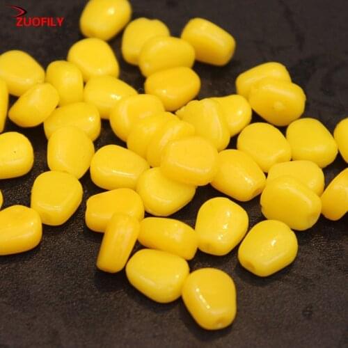 50pcs Corn Smell Carp Fishing Lure Silicone Soft Plastic Bait Tackle Floating Lures China Accessories Fish Artificial Set Pond