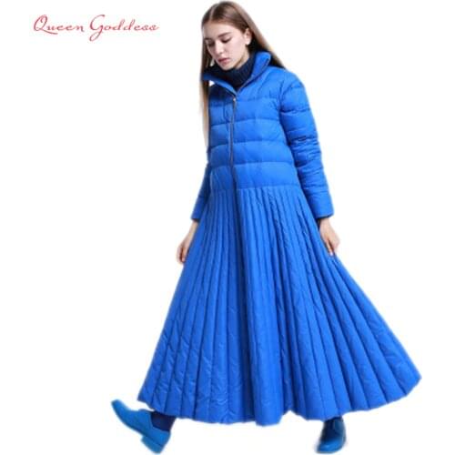 Женские синие куртки Queen Goddess China At AliExpress
