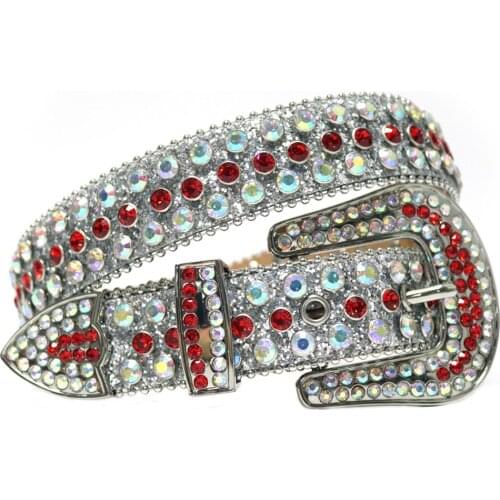 Fashion Womens Belt Bling Crystal Waist Chain Full Rhinestone Belt Luxury Large Man Designer Diamond Belt Cinturones Para Mujer