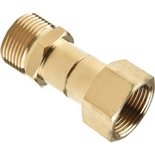 Kink Free Swivel Joint Connector Hose Fitting 360 degree Rotation M22 Tool