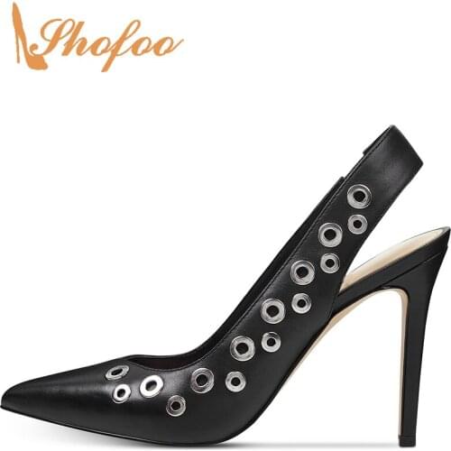 Elastic Band Women Stilettos Pumps Spring/Autumn Pointed Toe Super High Thin Heels Office&Career Mature Mature Small Size 33 34