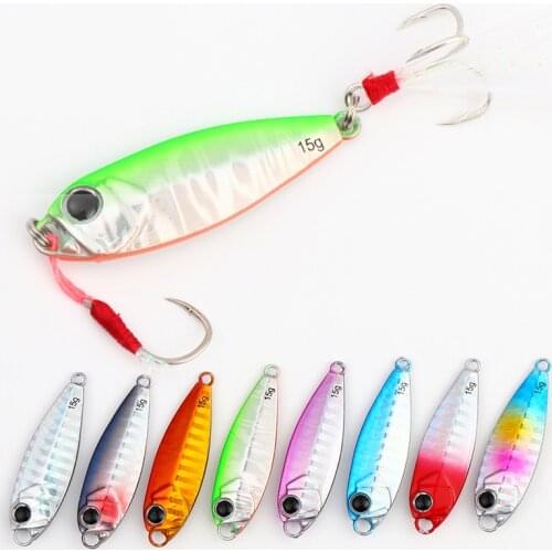 1 Pcs Copper Spoon Bait 10/15/20g Metal Fishing Lure with Single Hook Hard Bait Lures Spinner for Trout Perch Chub Salmon