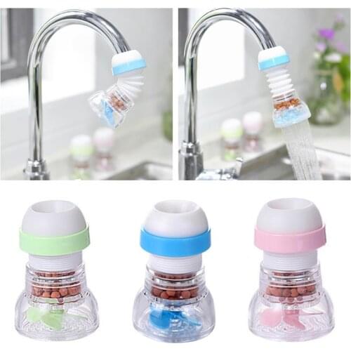 1pcs Faucet Water Filter Creative Retractable Tap Water Purifier for Home Kitchen
