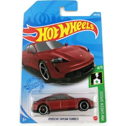 2021-208 Hot Wheels Cars PORSCHE TAYCAN TURBO S 1/64 Metal Diecast Model Collection Toy Vehicles