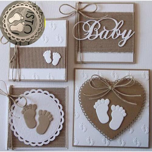 2021 new DIY Puzzle Carbon Steel Foot Knife Mold DIY Embossed Knife cutting dies scrapbooking diy die cutting stencil template