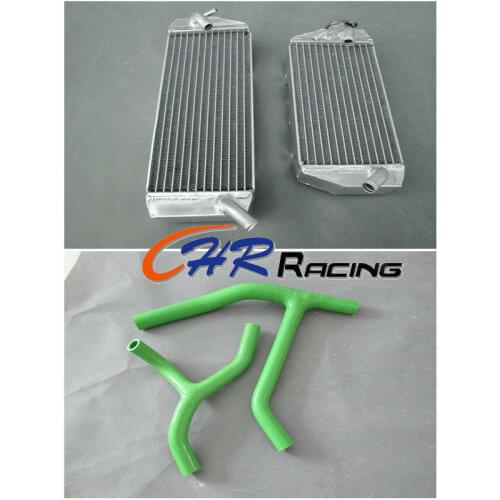 L&R Aluminum Radiator and HOSE FOR KAWASAKI KX450F KXF450 2006 2007 06-07