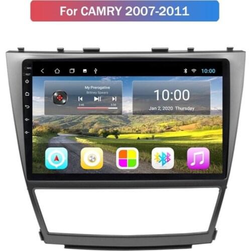 4G+64G Android 10.0 Car GPS Nagavition For TOYOTA CAMRY 2007-2011 AUTO A/C Car Radio With Wifi 4G DSP Support USB DVR