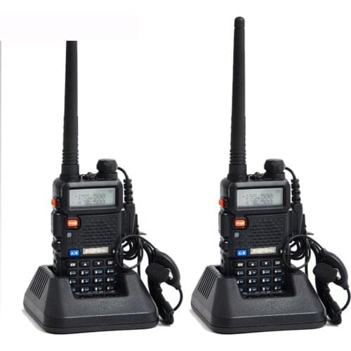 Baofeng UV-5R Two Way Radio UV5R Portable Amateur Walkie Talkie Dual Band VHF UHF 136-174/400-520 ham cb radio uv-5r 2 pcs /set
