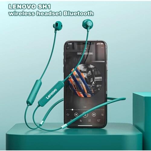 IPX5 Waterproof Wireless Earbuds HiFi In-ear Mini Bluetooth 5.0 Neckband Headsets for Lenovo SH1 Handsfree No Delay Headphone