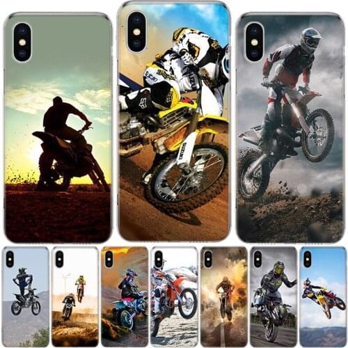 Motocross moto cross dirtbikes Phone Case For Iphone 12 MIni 11Pro MAX XS 8 7 6 6S Plus X 5 5S SE XR SE 2020 Cover Shell Coque