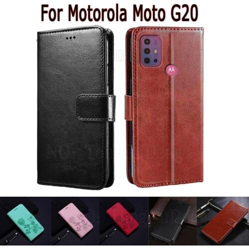 Flip Case For Motorola Moto G20 Cover Wallet Leather Book Funda On Motorola G20 Case Phone Protective Shell Hoesje Coque Bag