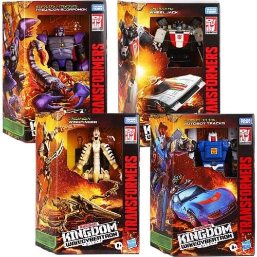 Original Hasbro Transformer Generations War for Cybertron: Kingdom Deluxe Class WFC-K23 Predacon Scorponok Action Figure Toys